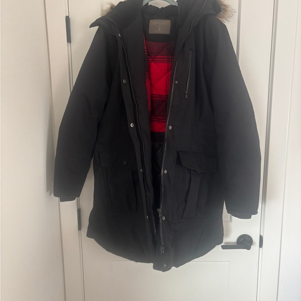 Women’s Black Winter Parka Athleta XL